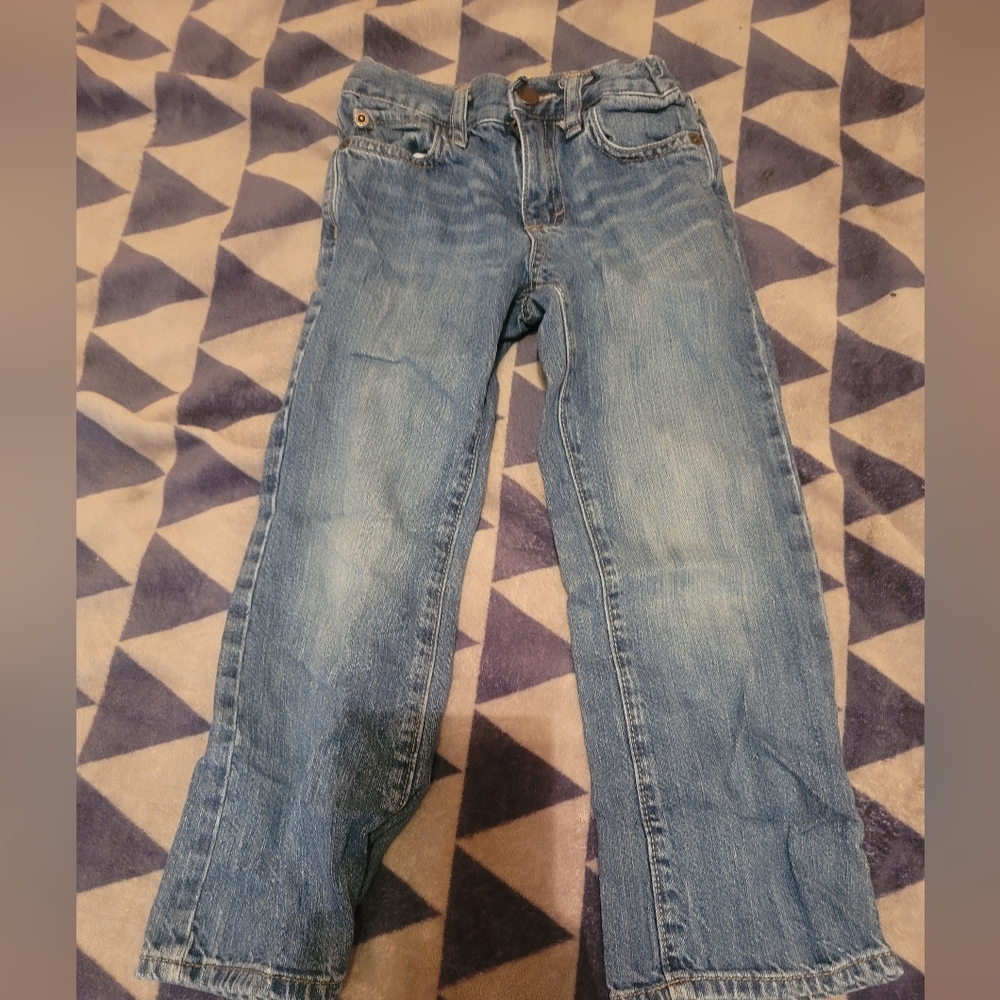 Boy's Denim, Boot-Cut, Blue Jeans